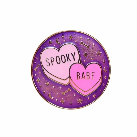 ariesmoon89 Accessories - Spooky Babe Pin